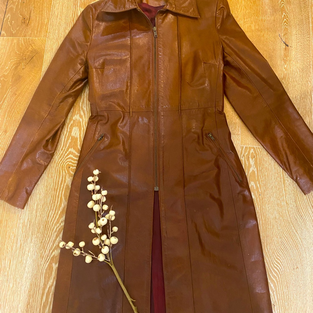 Lambskin Shell Jacket (co-op by Barney’s New York). DRY CLEAN ONLY.